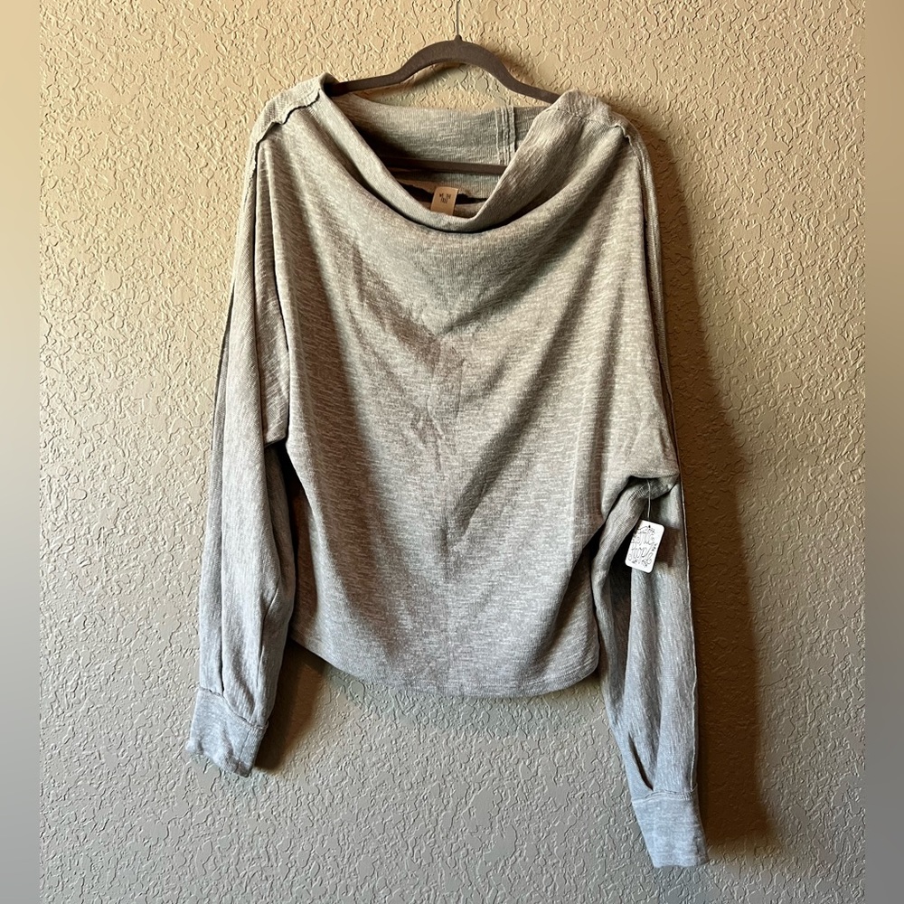 Free people new with tags off the shoulder long sleeve